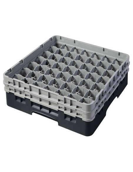 CAMBRO - 49S434-151 - Cesta de lavado 49 comp. 2 alturas - 6 cm Ø máx. - alt. máx. 13,5 cm - 50 x 50 x 18,4 cm