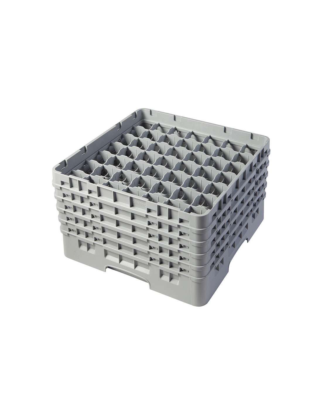 CAMBRO - 49S958-416 - Cesta de lavado 49 comp. 5 alturas - 6 cm Ø máx. - alt. máx. 25,8 cm - 50 x 50 x 30,8 cm