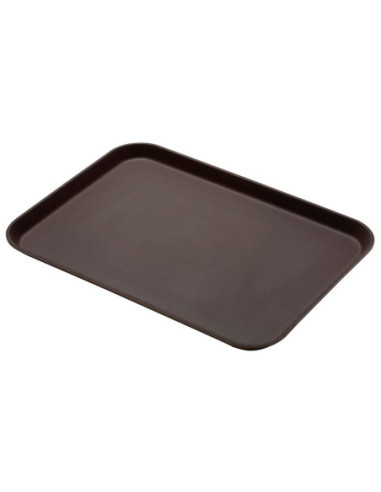 CAMBRO - 1826CT-110 - Bandeja CAMTREAD FIBRA DE VIDRIO rectangular con superficie ANTIDESLIZANTE/perfil alto - 45x65 cm