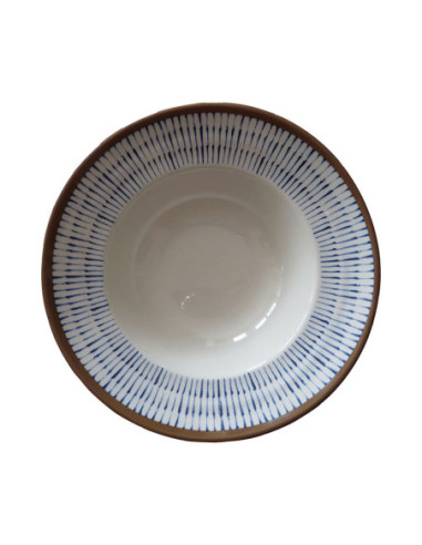 ADRIER - CHRB20-CB Pack de 12 Unidades - Colección Chambao - Plato hondo - 20 cm Ø x 5,5 cm alt.