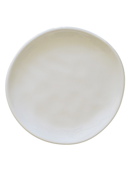 ADRIER - MORP26-WHT Pack de 12 Unidades - Colección Pure - Plato redondo - 26,4 cm Ø x 2 cm alto