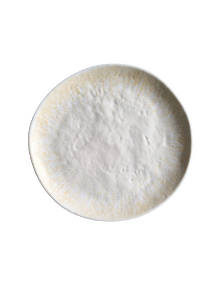 ADRIER - RPC253-GIN Pack de 24 Unidades - Colección Ginger - Plato redondo - 25,3 cm x 2 cm alto