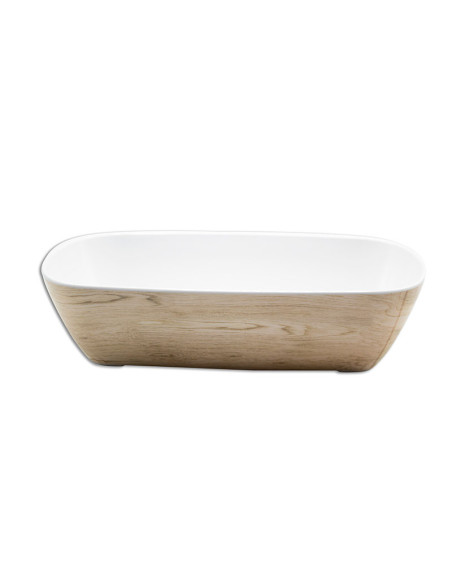 ADRIER - TTRB3217-WW Pack de 6 Unidades - Colección Kayak - Ensaladera rectangular de presentación GN 1/3 - 32,3x16,5x8,3 cm