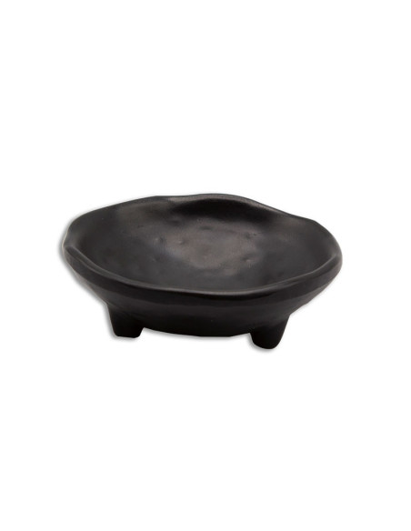 ADRIER - SRNDD9-MBK Pack de 36 Unidades - Colección Terral - Cuenco mini redondo con apoyo - 9 cm de Ø x 3 cm de alto