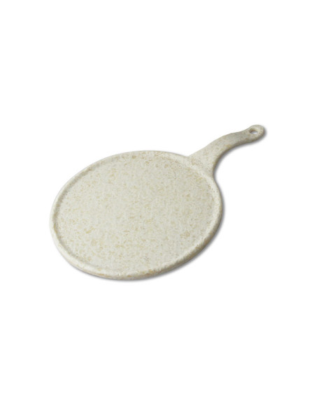 ADRIER - RNDPH2030-MBK Pack de 6 Unidades - Colección Terral - Tabla redonda pequeña - 20 cm Ø + 10 cm asa