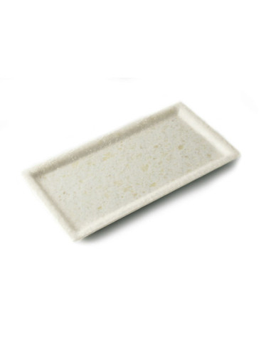 ADRIER - RCTP2814-MBK Pack de 12 Unidades - Colección Terral - Plato rectangular mediano - 28 x 14 x 1,6 cm