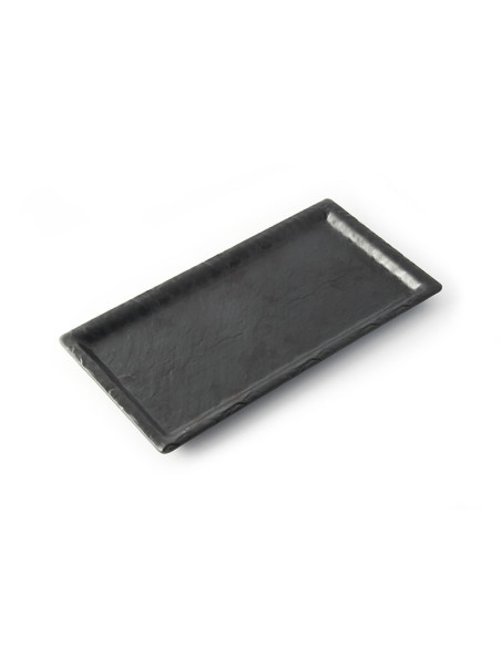 ADRIER - RCTP2814-MBK Pack de 12 Unidades - Colección Terral - Plato rectangular mediano - 28 x 14 x 1,6 cm