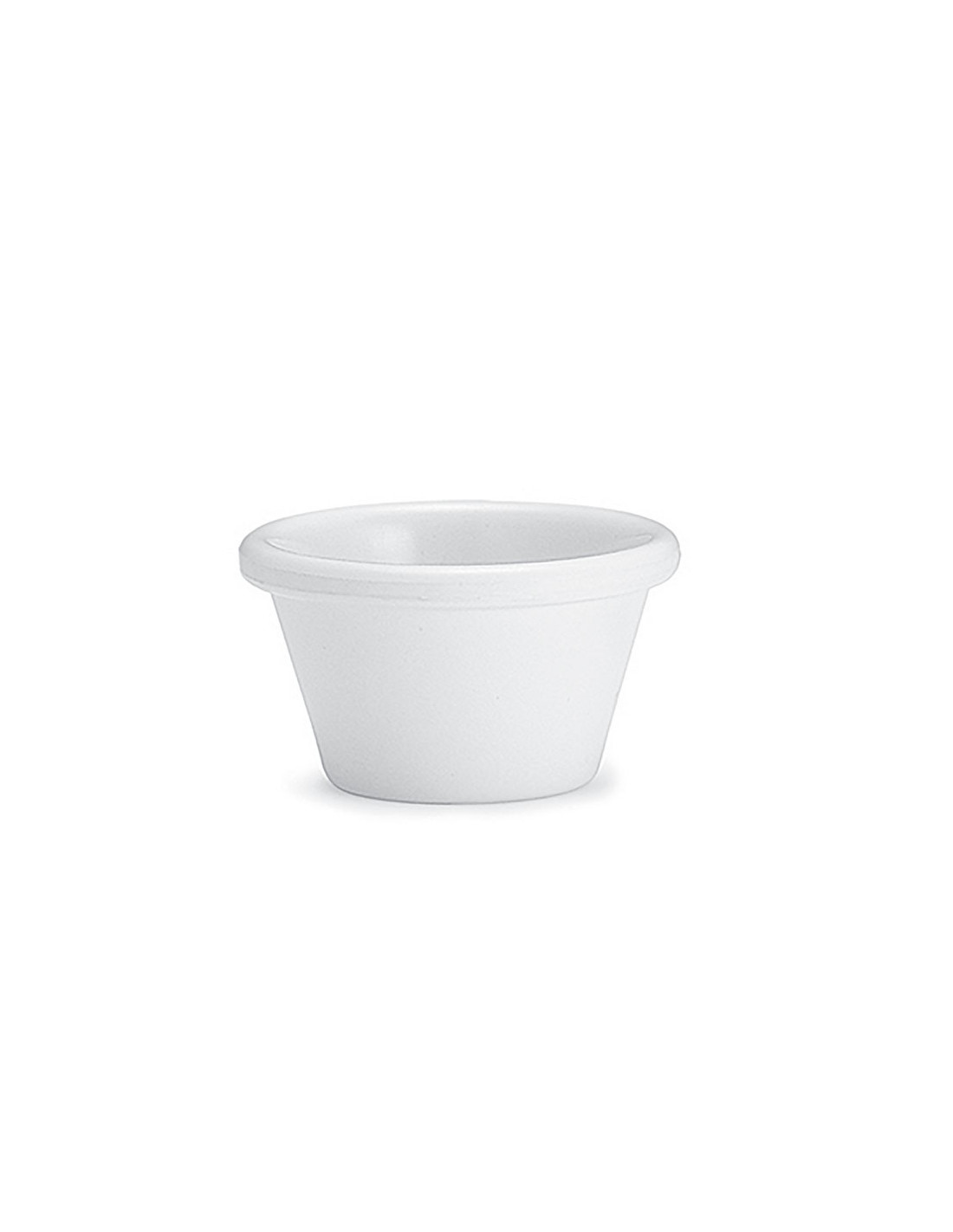 ADRIER - MRP2-BK Pack de 48 Unidades - Colección Buffet GN - Ramekin liso 60 ml - 7.4 x 7.4 x 3.8 cm