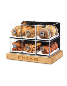 Vitrina Expositora Acrílica Multibandejas Rosseto