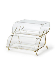 Vitrina Expositora de Repostería Acrílica Apilable Rosseto