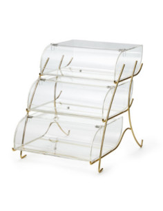 Vitrina Expositora Acrílica Apilable Rosseto