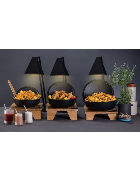 Casserole Aluminio Fundido Negro para Hostelería Rosseto