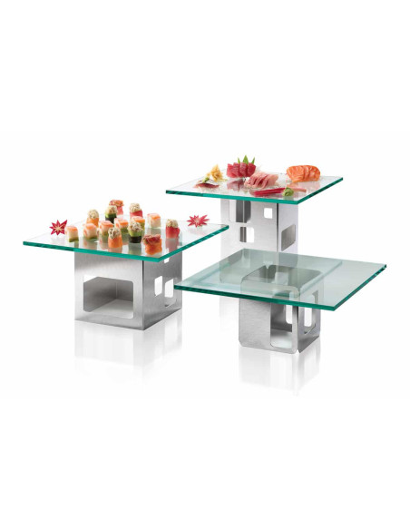 Elevador Cuadrado Rosseto Acero Inoxidable Resistente