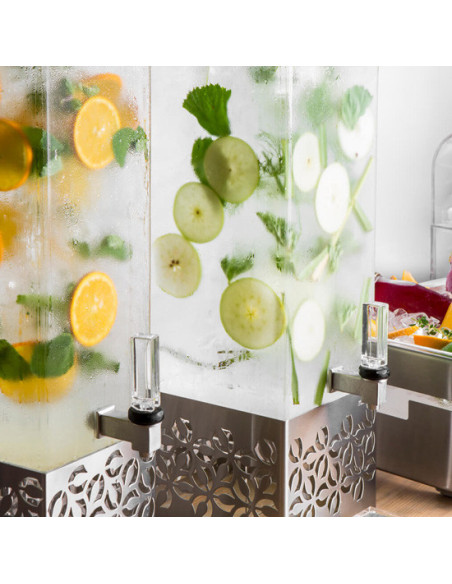 Bandeja Drip Acrílica con Acero Rosseto