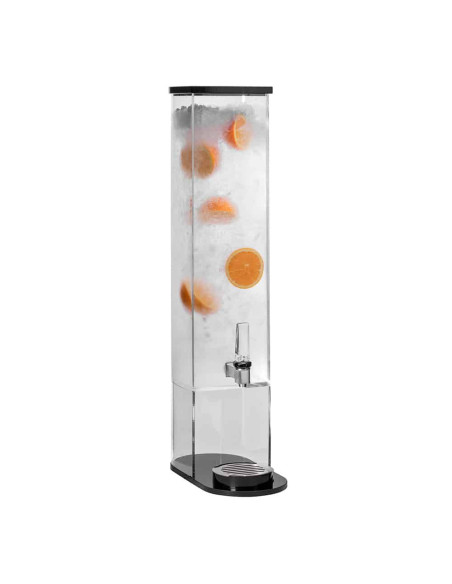 Dispensador de Bebidas Rosseto con Base Negra y Bandeja
