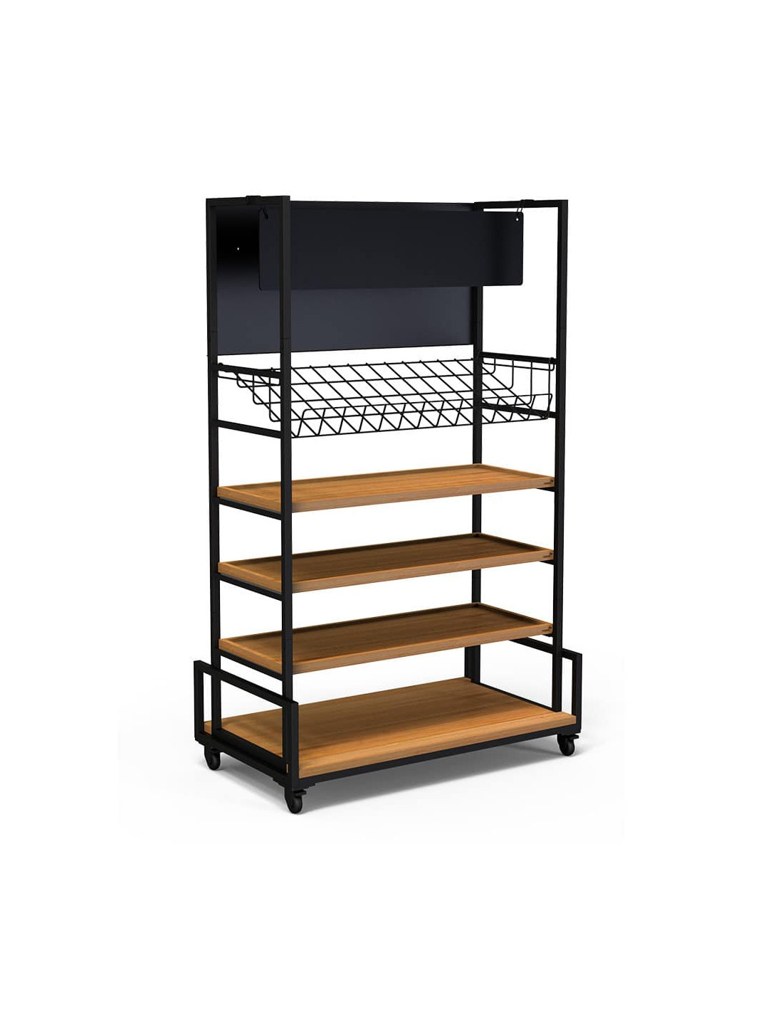 Carrito Modular con Bambú para Hostelería Rosseto