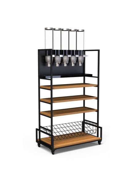 Kit de carrito para bar restaurante Modulite Rosseto