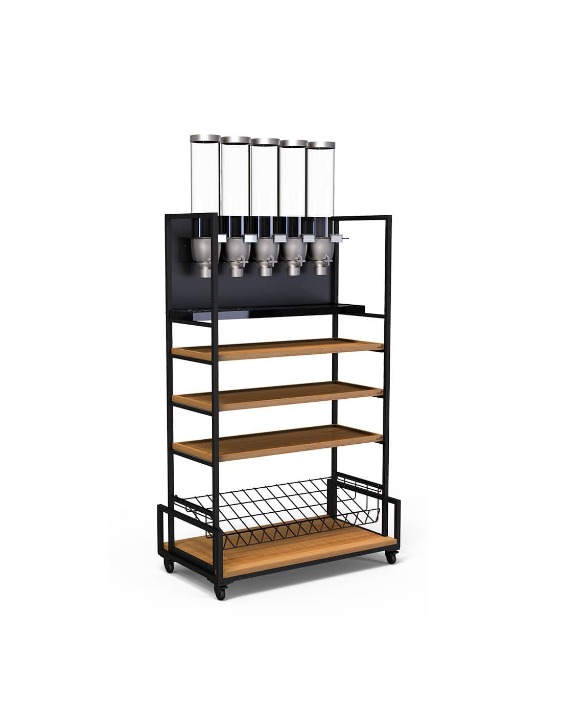 Kit de carrito para bar restaurante Modulite Rosseto