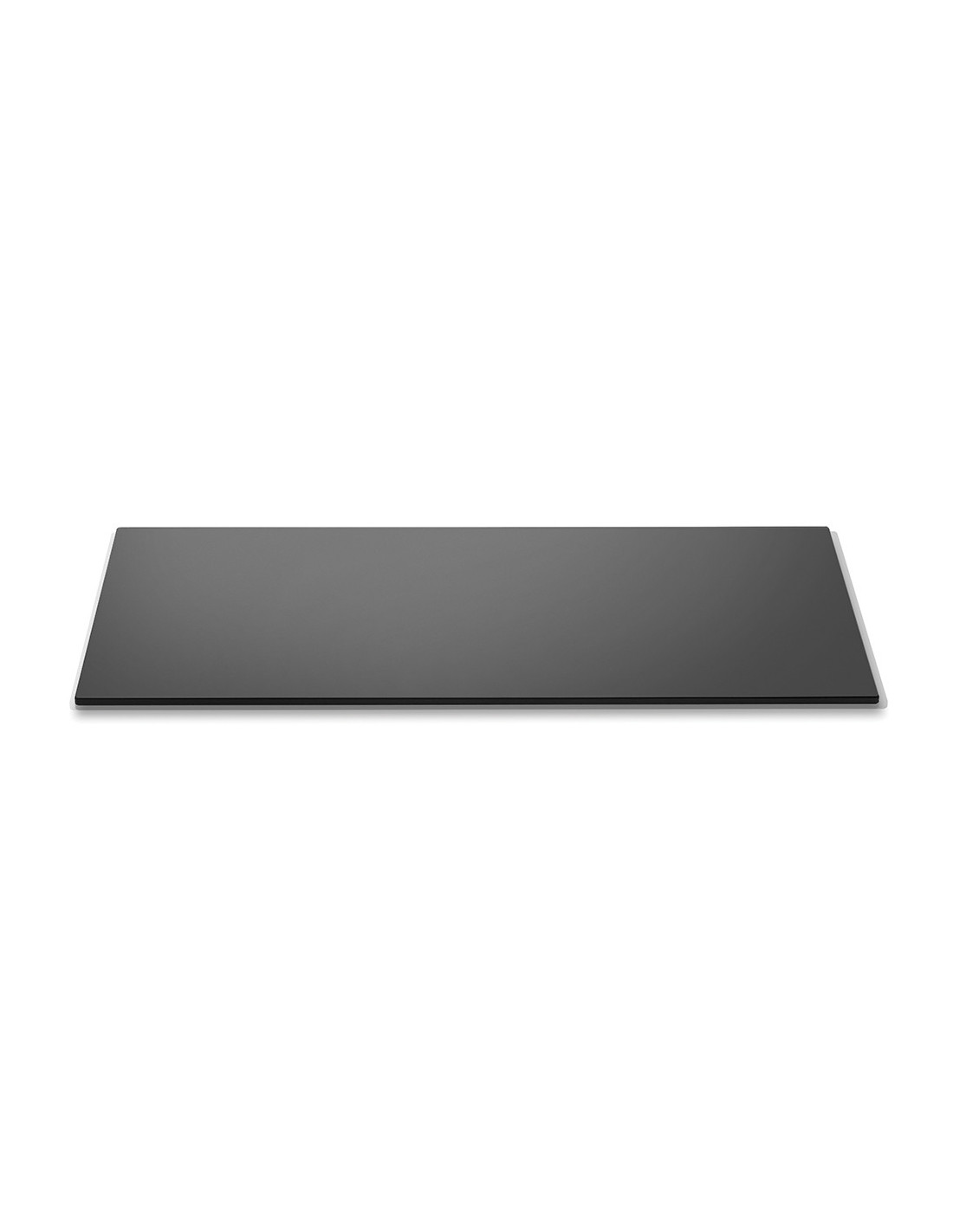 Encimera Rectangular Negra de Acrílico para Buffets Rosseto