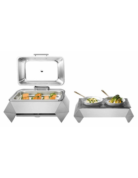 Kit Calentador Multi Chef Rosseto de Acero Inoxidable Luxo