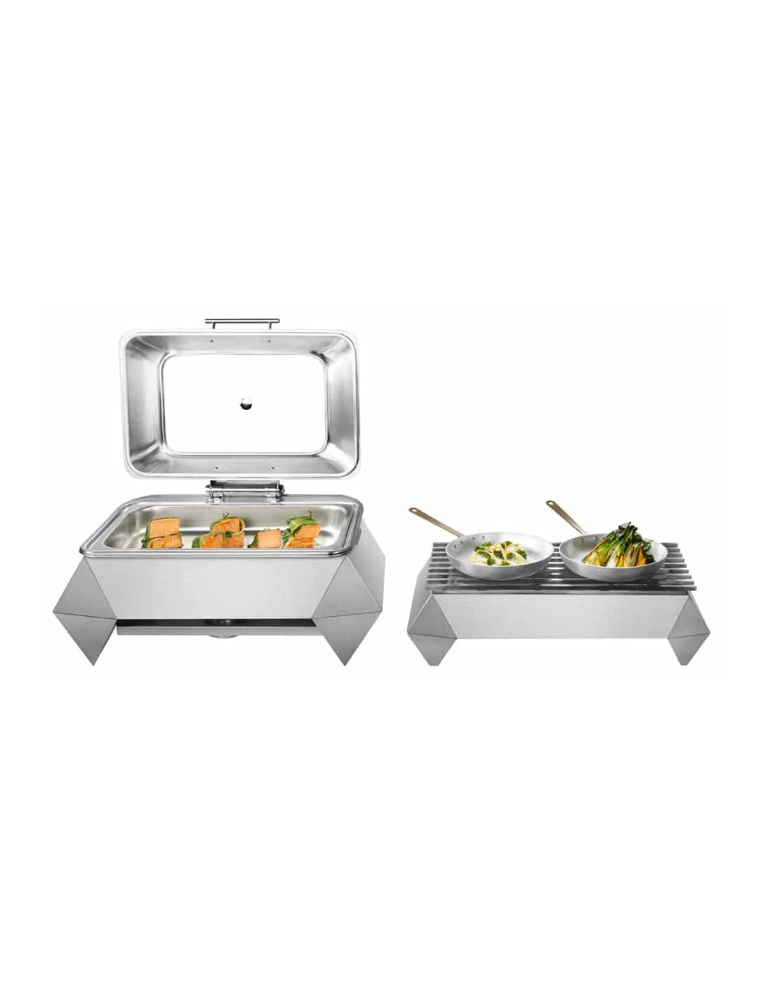 Kit Calentador Multi Chef Rosseto de Acero Inoxidable Luxo