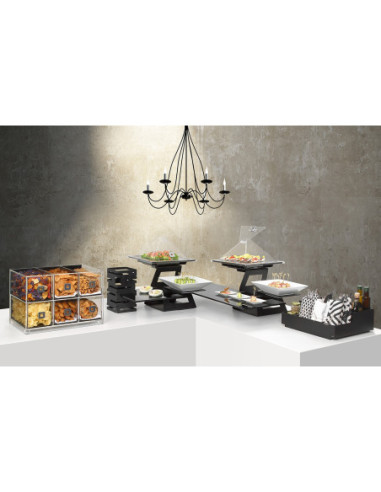 Kit Riser Swan 5piezas Acero Inox Rosseto