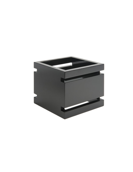Elevador Modular Rosseto en Madera Bamboo Negro Brillo