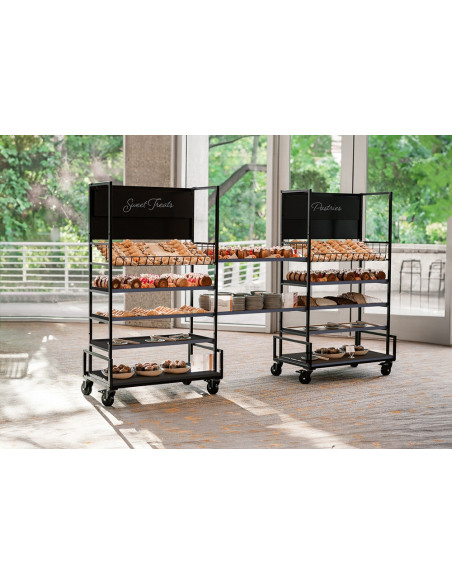 Marco de Carro Modulite con Base de Bamboo Rosseto