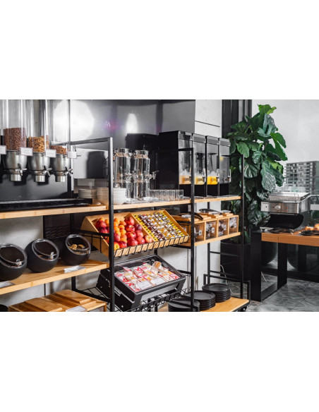 Carro de Servicio de Bamboo Rosseto para Hostelería