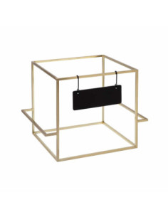 Elevador Cúspide Rosseto Dorado con Letrero Colgante