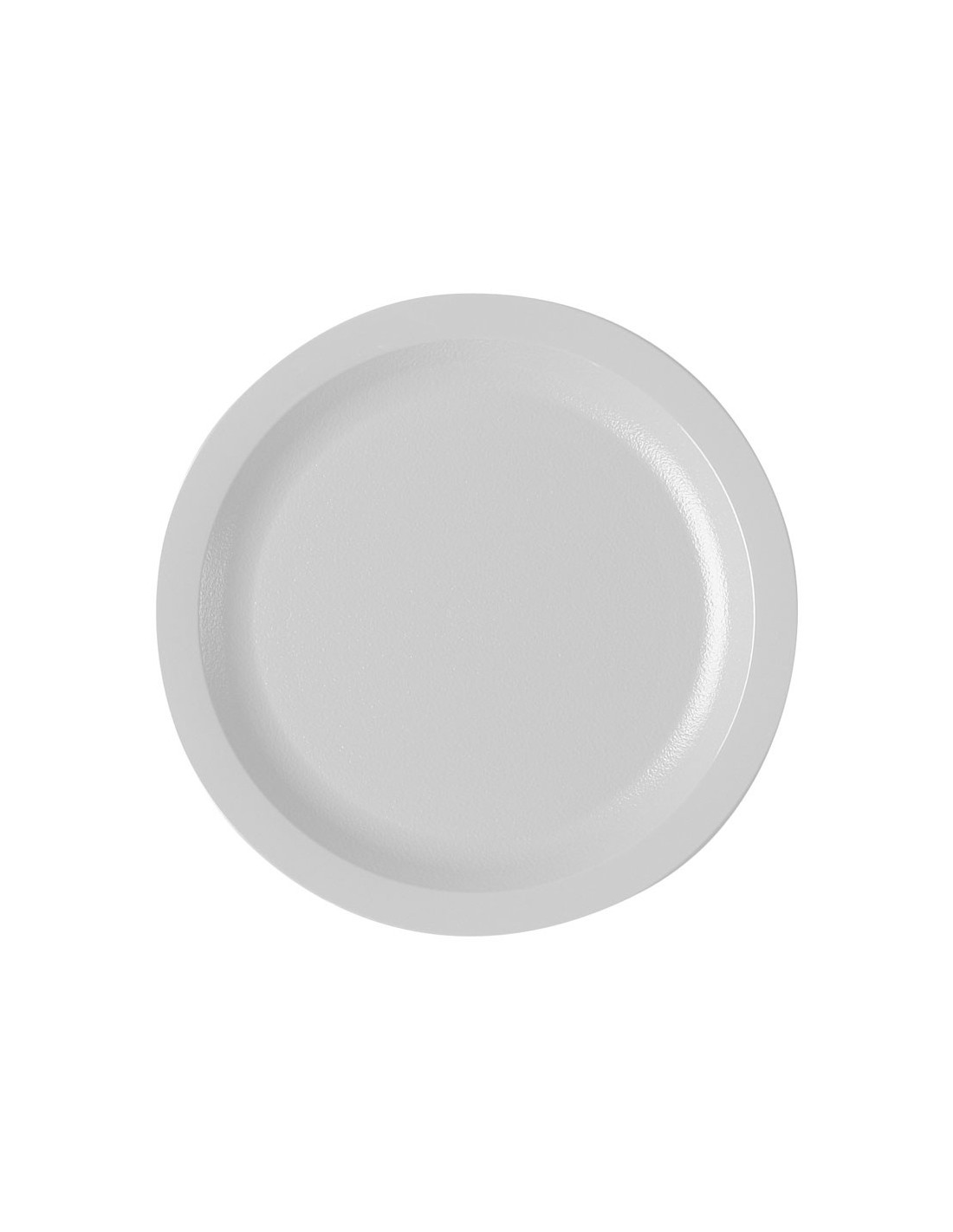 CAMBRO - 10CWNR-148 - Plato llano - 25,4 x 25,4 cm - Policarbonato Blanco