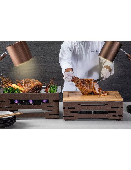 Calentador Multi Chef Bronce Rosseto para Hostelería