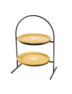 Soporte Redondo Metal Rosseto para Platos de Cristal