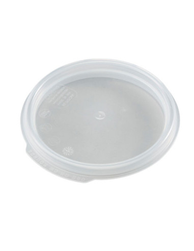 CAMBRO - RFS1SCPP-190 - TAPA con junta para recipiente redondo (no incluido) de 0,9 l. - 15,4 x 15,4 cm - Polipropileno Blanco t
