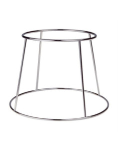 Soporte de acero cromado