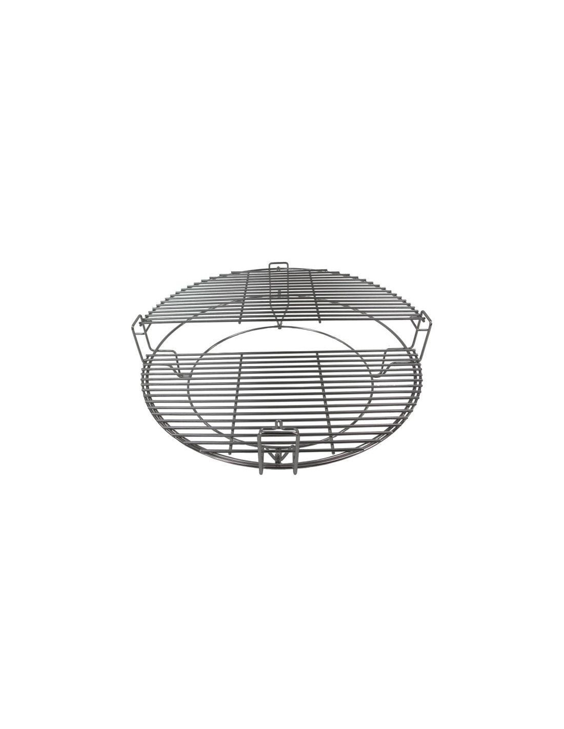 Parrilla de acero de 2 niveles para barbacoa Kamado BBPRO Grande Agnelli