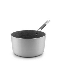 Cacerola de aluminio antiadherente Shark Skin de 3 mm, para inducción con mango frío, diámetro 24 cm