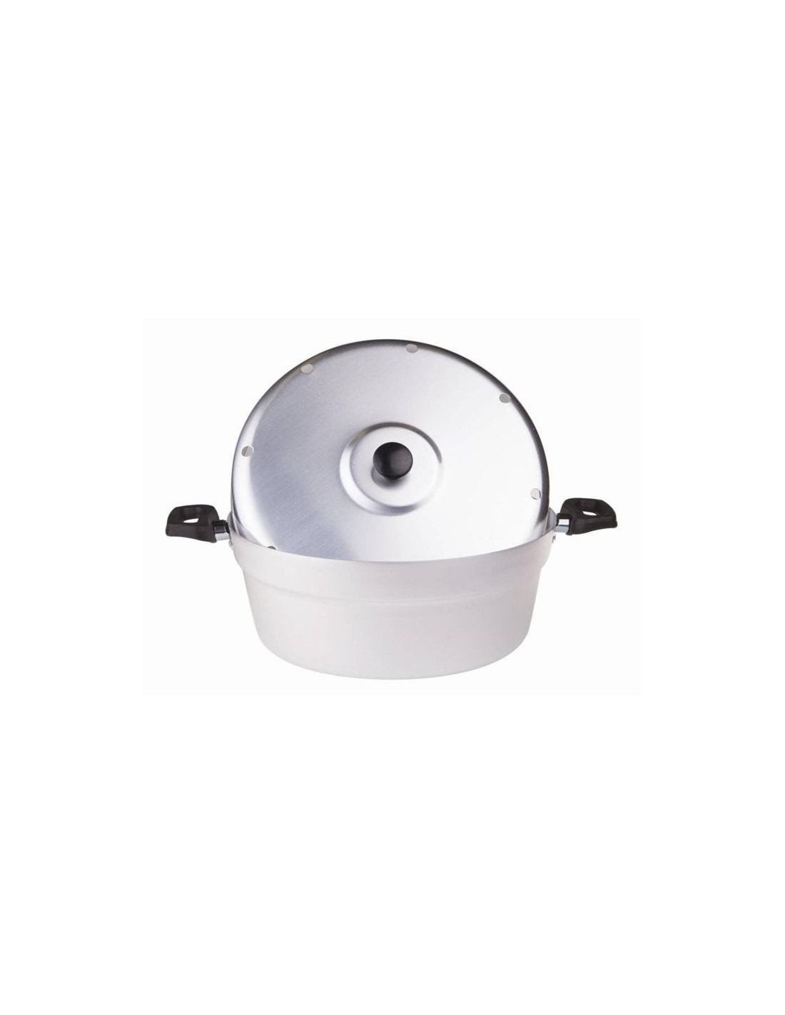 Horno para tartas con tapa y plancha de hierro, diámetro 26 cm.