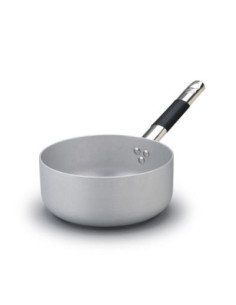 Cacerola baja de aluminio de 3mm para inducción, con mango "cool", diámetro 28cm