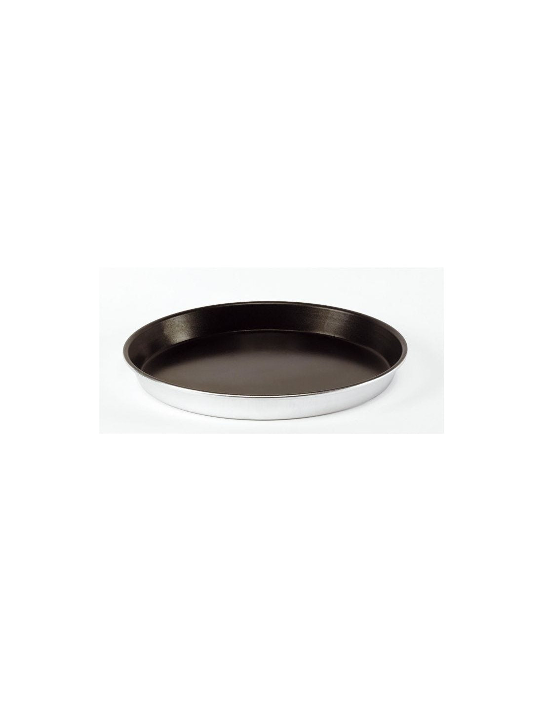 Molde redondo para tartas, aleación 3003, con revestimiento antiadherente (alto 3 cm), diámetro 30 cm