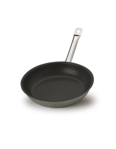 Sartén de acero inoxidable para inducción, un asa, diámetro 28cm