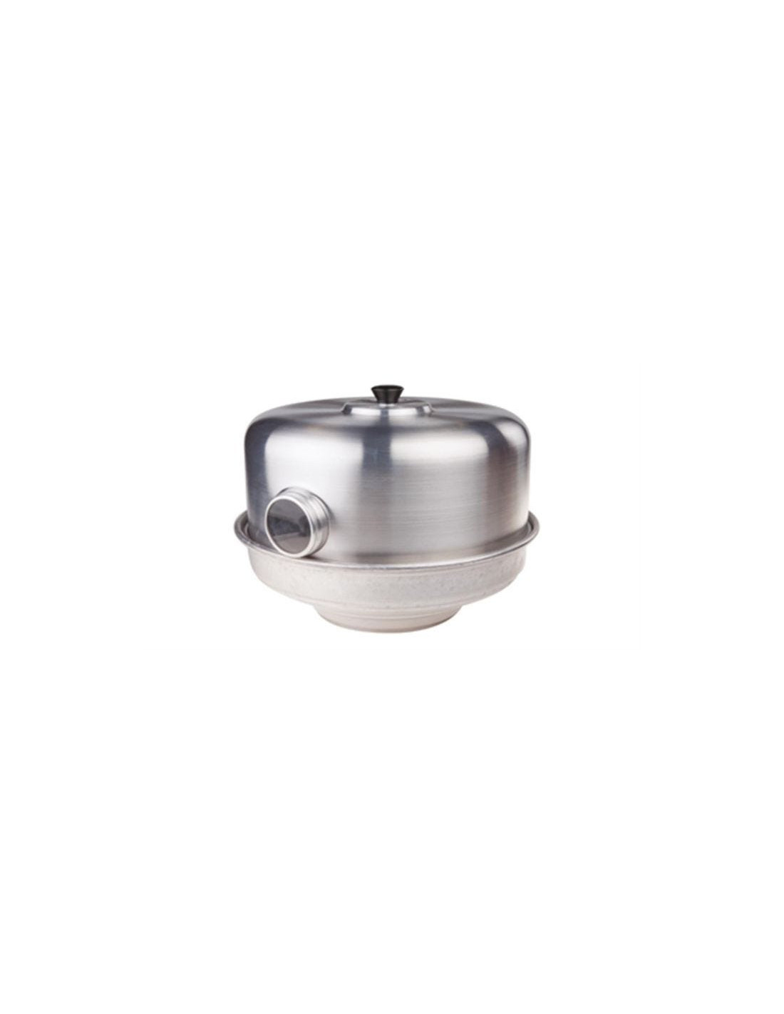 Horno con ojo con difusor de llama de acero inoxidable y moldes para tartas 10/10, diámetro 30cm