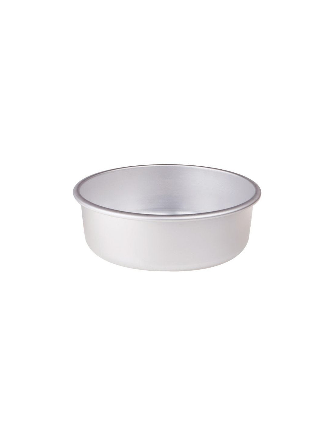 Molde cónico de aluminio para tartas con borde (alto 8 cm), diámetro 28 cm