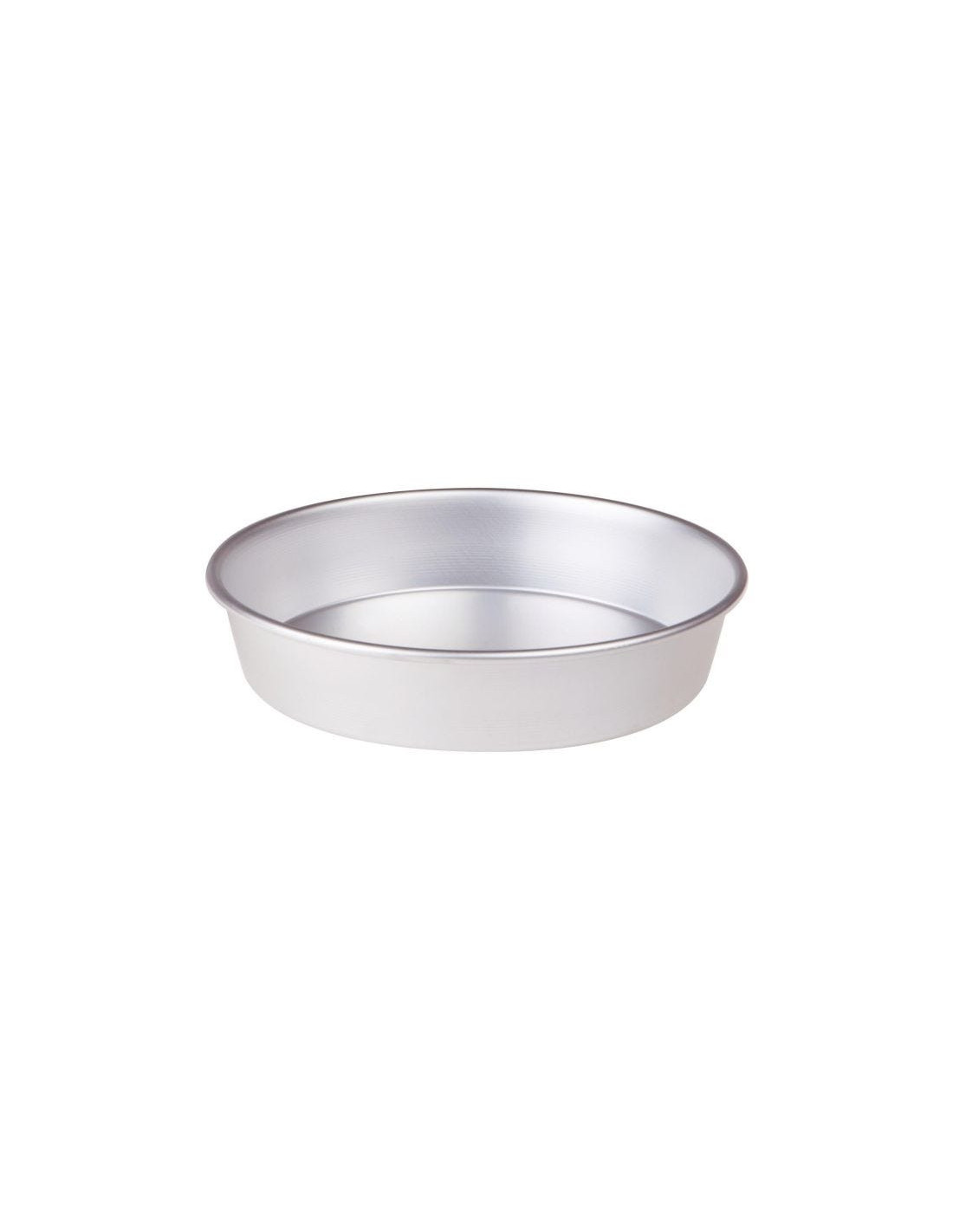 Molde cónico de aluminio para tartas con borde (alto 6 cm), diámetro 26 cm
