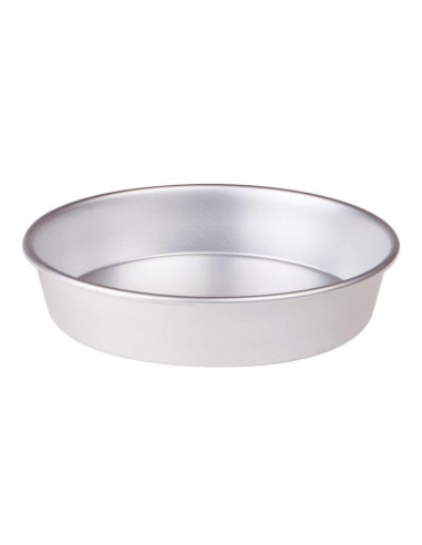 Molde cónico de aluminio para tartas con borde (alto 6 cm), diámetro 16 cm