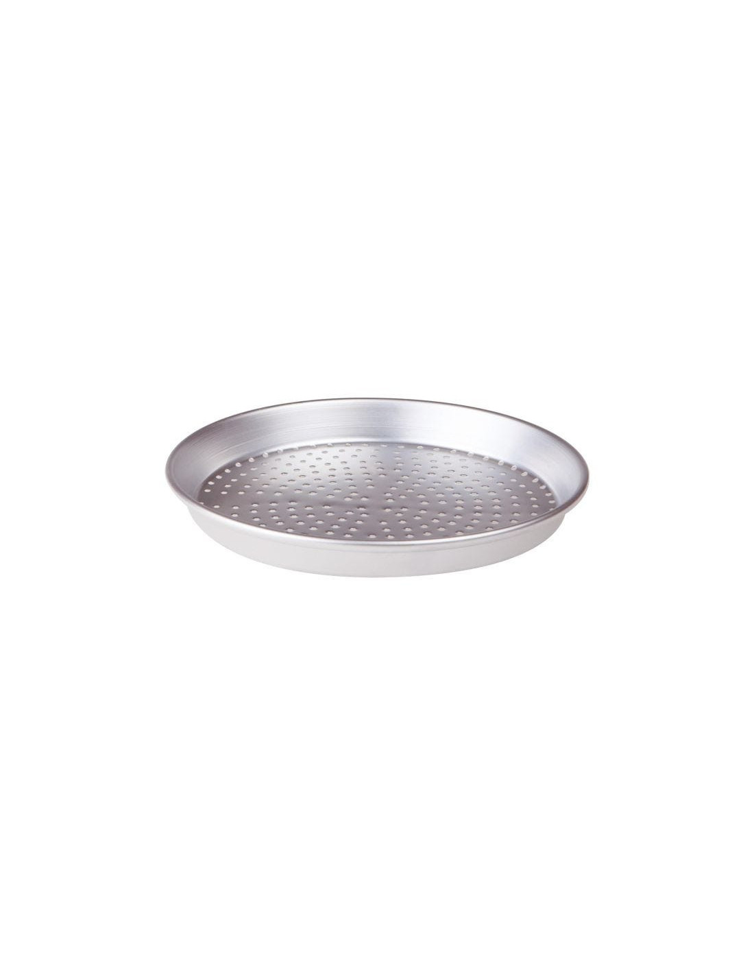 Molde redondo perforado para tartas, aleación 3003, diámetro 40 cm
