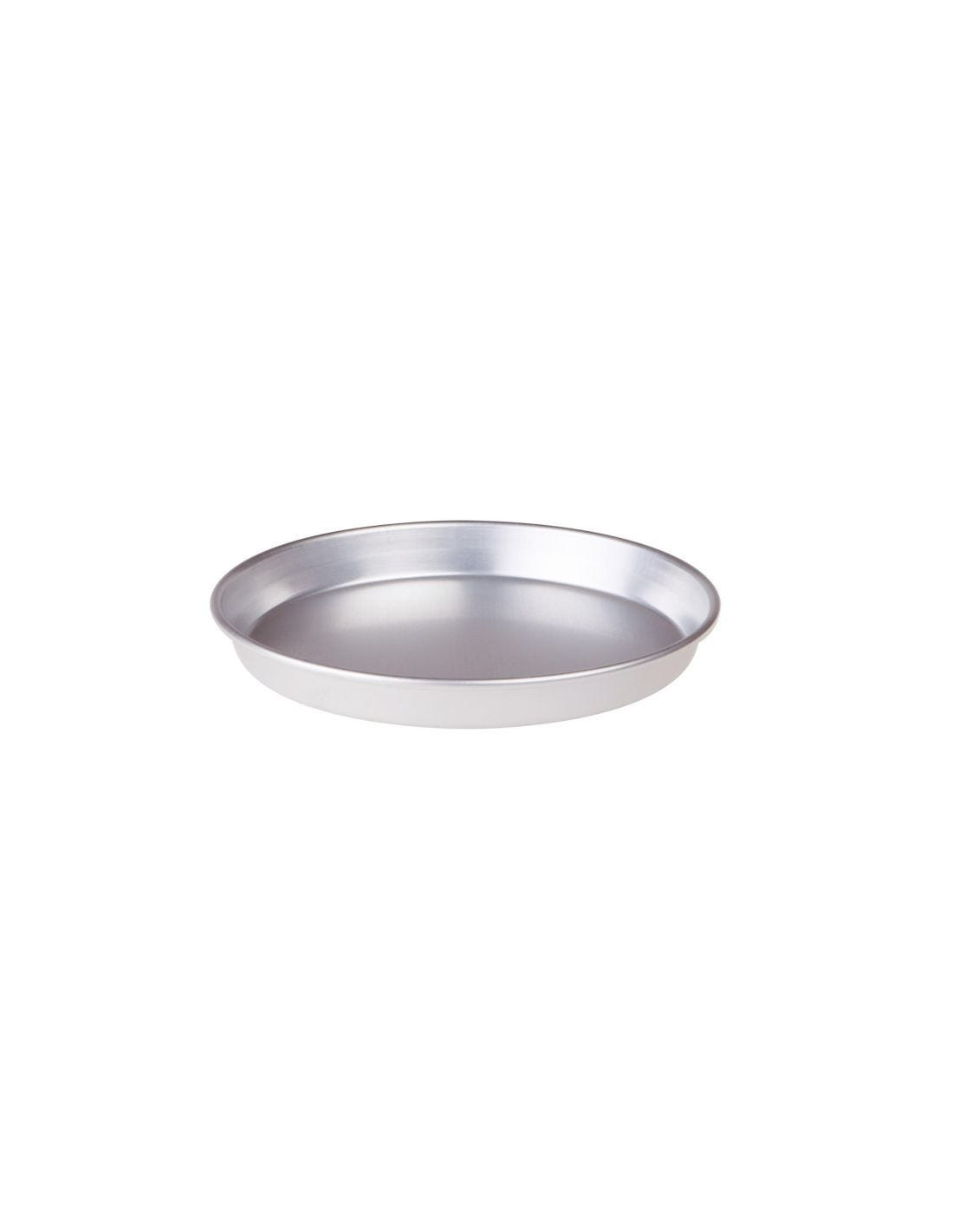 Molde cónico de aluminio para tartas con borde (alto 3 cm), diámetro 26 cm