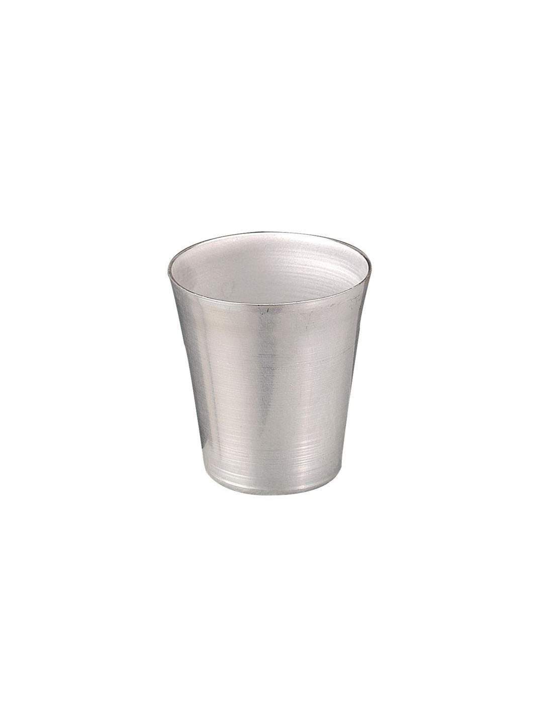 Molde de aluminio para flan bajo, diámetro 8cm