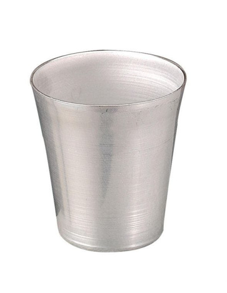 Molde alto de aluminio para flan, diámetro 6cm