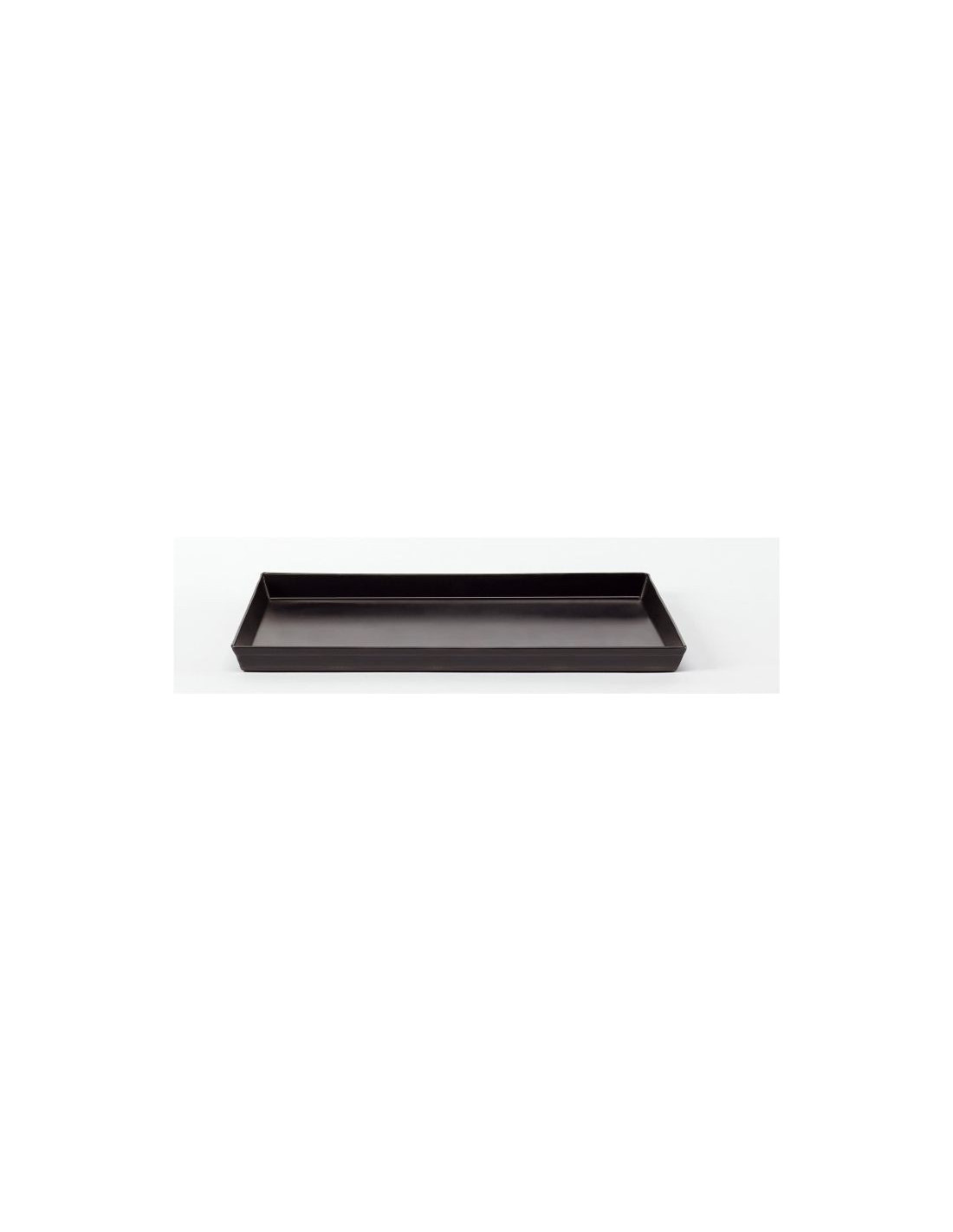 Bandeja rectangular de chapa azul para hornear pasteles y pizzas, tamaño 65x45cm